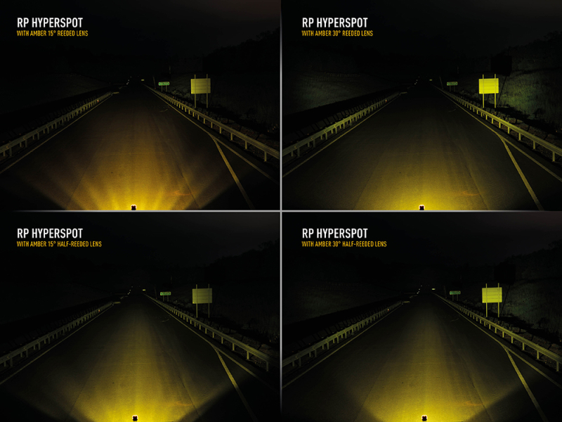 Race Pod Hyperspot amber lenses